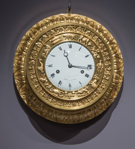 Horloge cartel Restauration, de Lepaute et Fils Hrs du Roi - Horlogerie Style Restauration - Charles X
