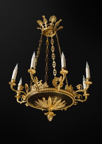 A Russian Empire eight-light chandelier attr. to Andrei Schreiber - Empire
