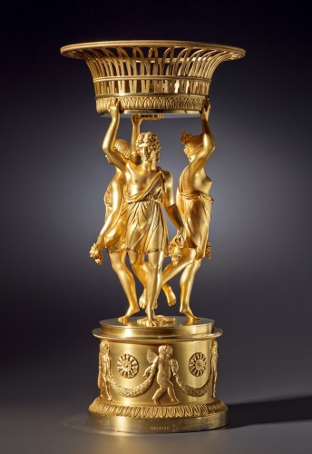 An Empire figural centrepiece by Pierre-Philippe Thomire - Decorative Objects Style Empire