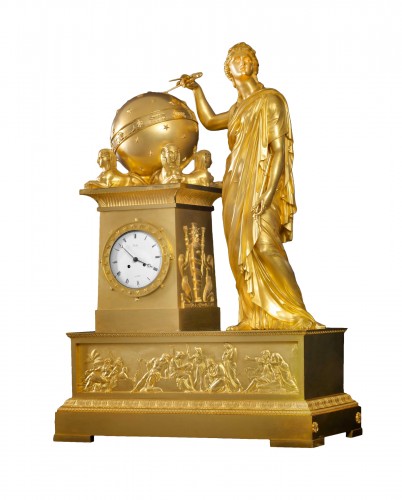 An Empire mantel clock by Bailly à Paris