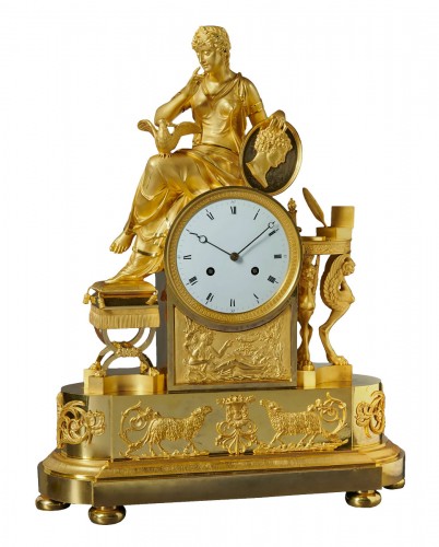 An Empire mantel clock attributed to François-Louis Savart