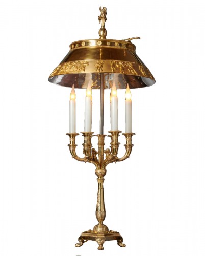 Large table lamp in the shape of a girandole