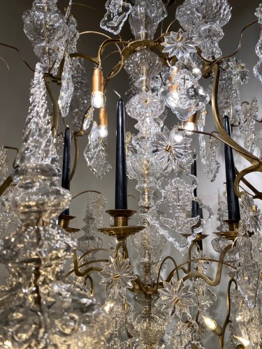 A Large crystal chandelier, late 19th Century - Napoléon III