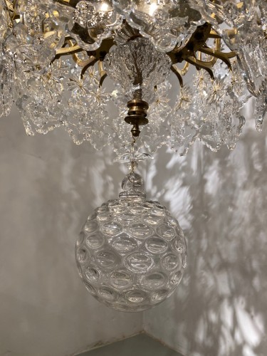 Napoléon III - A Large crystal chandelier, late 19th Century
