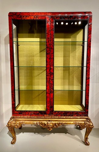 Antiquités - Pair of Tortoiseshell Display Cases - Maison Franck