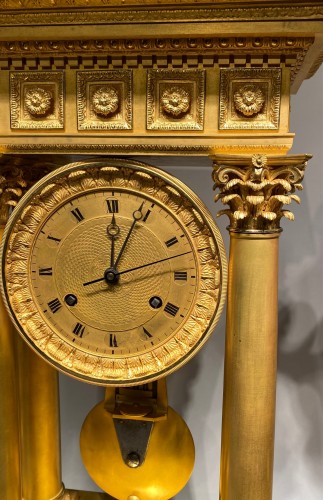 Horology  - Charles X Garniture Clock Set , Circa 1830
