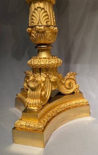 XIXe siècle - Garniture de cheminée d'époque Charles X