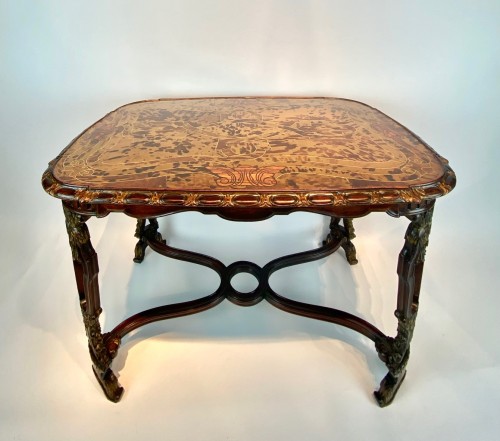 20th century - A tortoiseshell Coffee / side table by Maison Franck