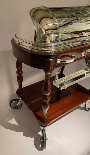 Antiquités - Carving trolley by Christofle Paris