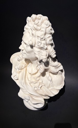 XIXe siècle - Buste en marbre de Carrare de Corneille van Clève
