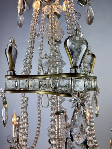 XXe siècle - Lustre vers 1920 de style Louis XVI