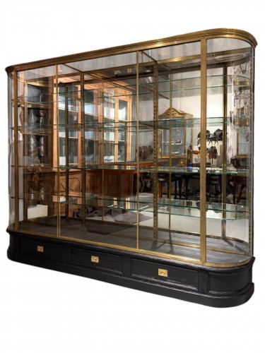 Large Brass Display Case