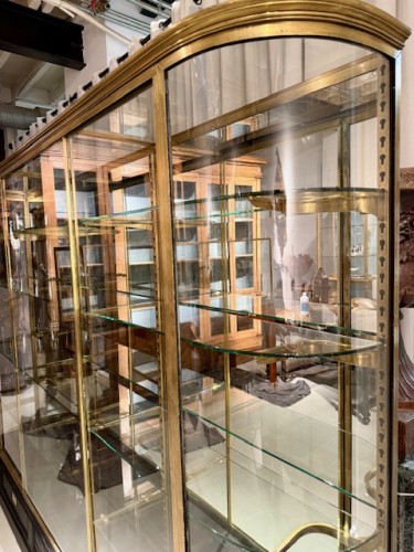 20th century - Large Brass Display Case