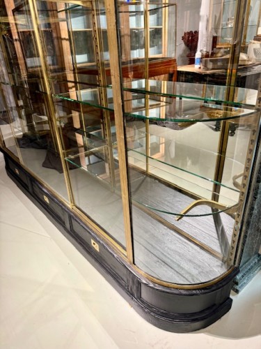 Large Brass Display Case - Art nouveau