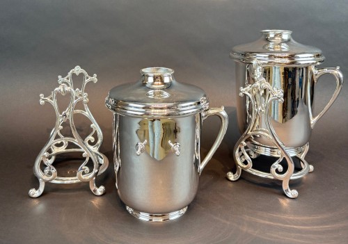 Antiquités - Pair Of 19th Century Christofle Coolers