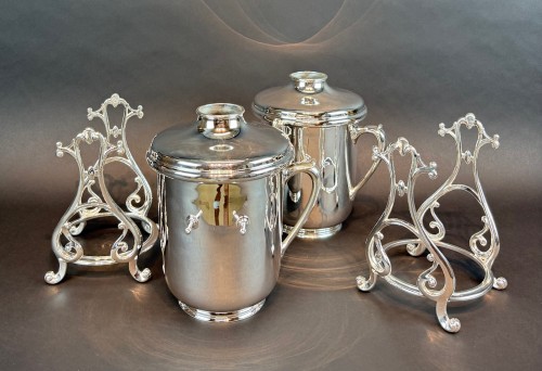 Antiquités - Pair Of 19th Century Christofle Coolers
