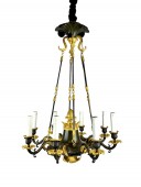Lustre Charles X en bronze