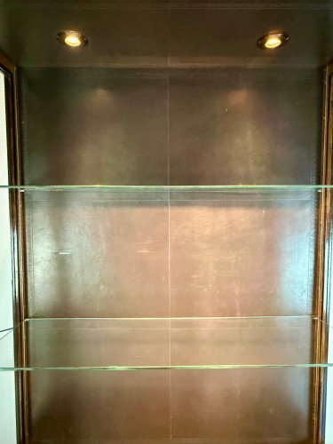 Maison Franck - Vitrine de style Art deco en écaille de tortue et bois noirci - Art Déco