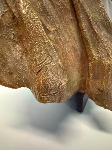 XIXe siècle - Buste en terre cuite d'un jeune Nubien, Goldscheider
