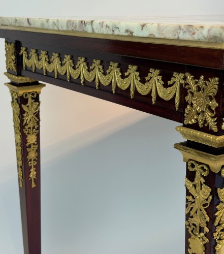 Napoléon III Gilt-Bronze Mounted Mahogany writing table - Furniture Style Napoléon III