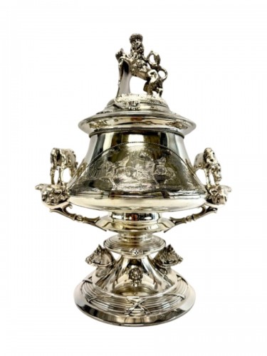 Centre de table en argent massif – Van Kempen & Zonen