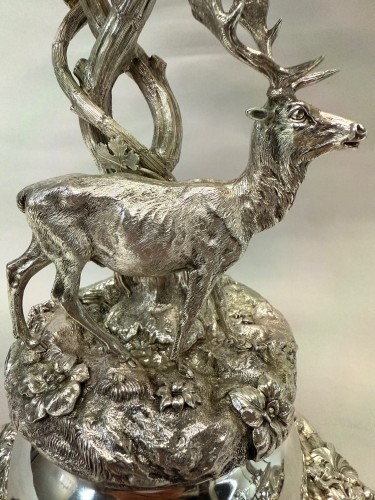 A Pair Of Solid Silver Centerpieces Signed Van Kempen &amp; Begeer - 