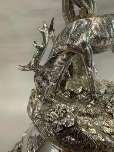 Antiquités - A Pair Of Solid Silver Centerpieces Signed Van Kempen &amp; Begeer