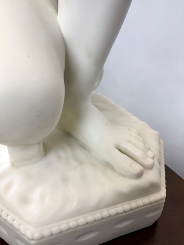 Sculpture In Carrara Bianco Marble, Venus, By Ferdinando Vichi  (1875–1945) - 