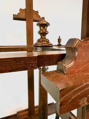 XIXe siècle - Chevalet quatre faces pour 8 tableaux, XIXe