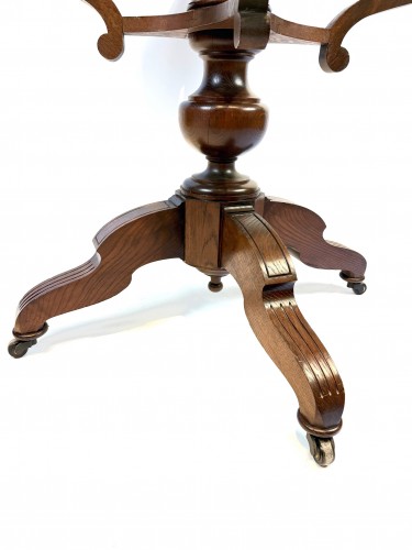 Antiquités - Chevalet quatre faces pour 8 tableaux, XIXe