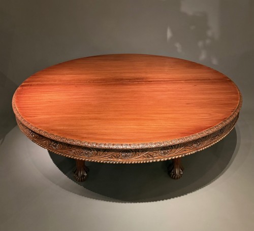 Furniture  - a large 19th century dining table or centre table