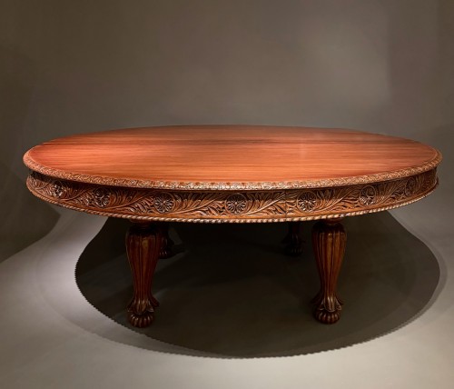 a large 19th century dining table or centre table - 