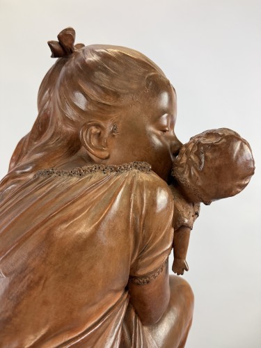 19th century - A Terracotta Sculpture From The Late 19th Century By Polydor Comein