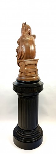 Antiquités - A Terracotta Sculpture From The Late 19th Century By Polydor Comein