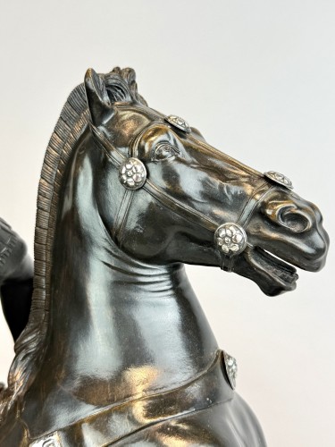 A Bronze Equestrian Sculpture Depicting Alexander The Great - 