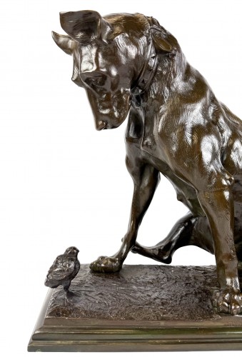 Sculpture  - Dog  by Antonio Amorgasti (1880 – 1942)