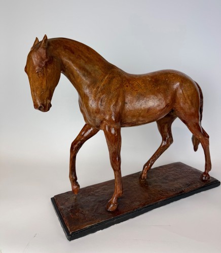  - Domien Ingels (1881–1946) cheval Quick Star, plâtre original d’atelier