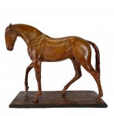 Domien Ingels (1881–1946) cheval Quick Star, plâtre original d’atelier