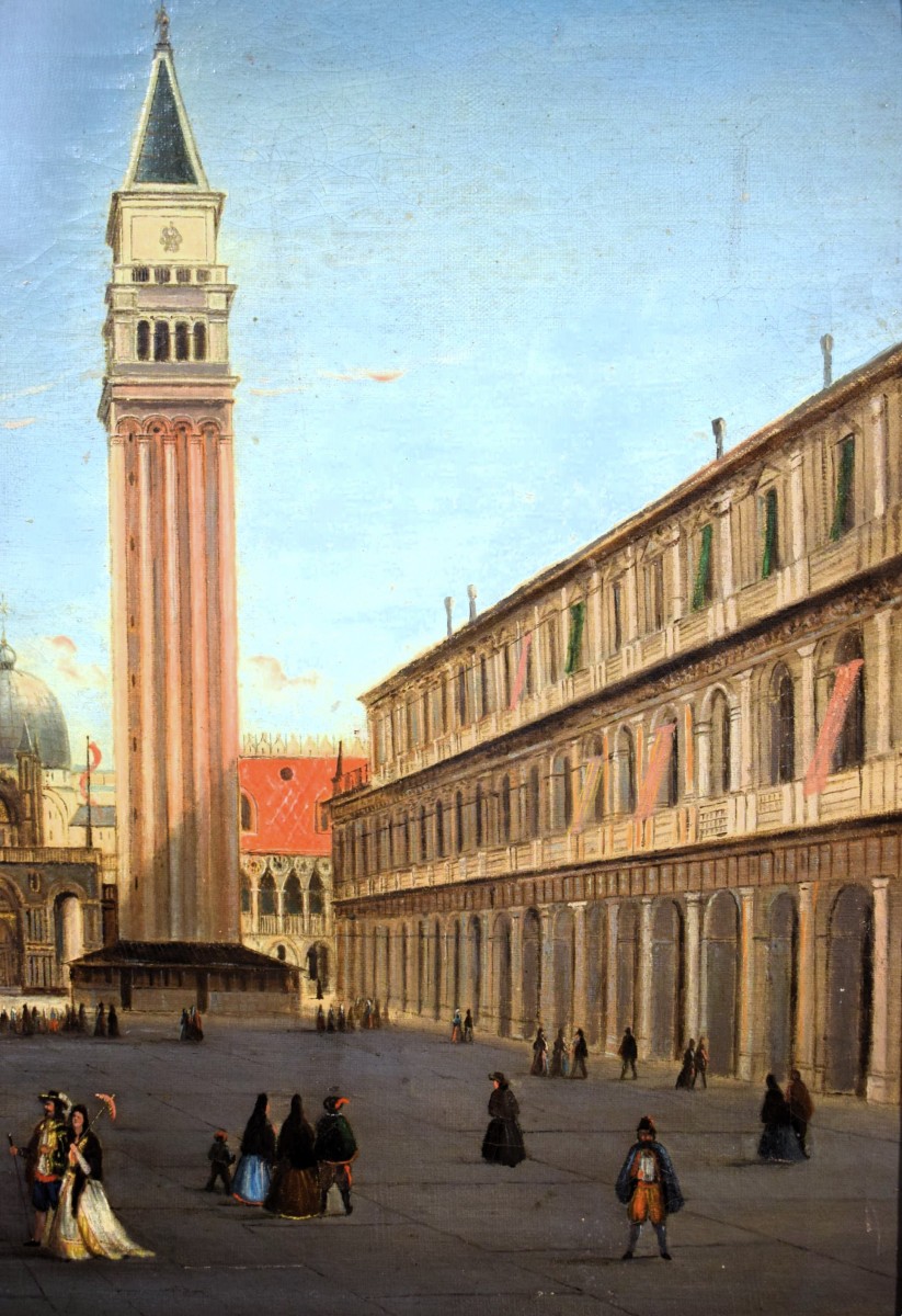 Venice, Piazza San Marco, Venetian school - 2nd half of the 18th ...