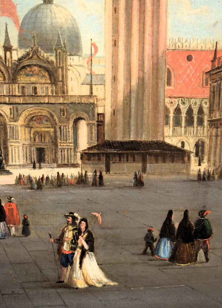 Venice, Piazza San Marco, Venetian school - 2nd half of the 18th ...