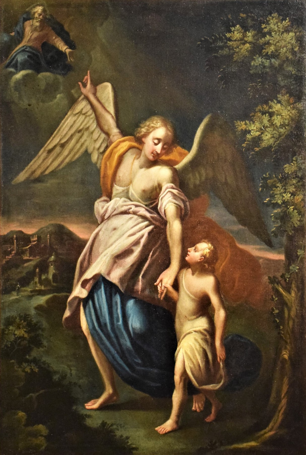 Guardian Angel - 17th century Lombard Master - Ref.97565