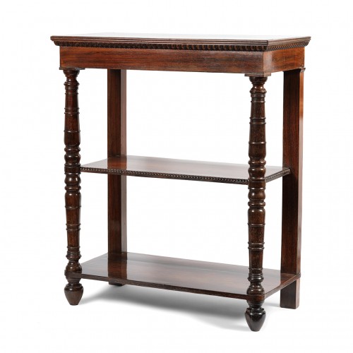 Furniture  - Pair of royal mahogany consoles delivered for Louis-Philippe at Neuilly 