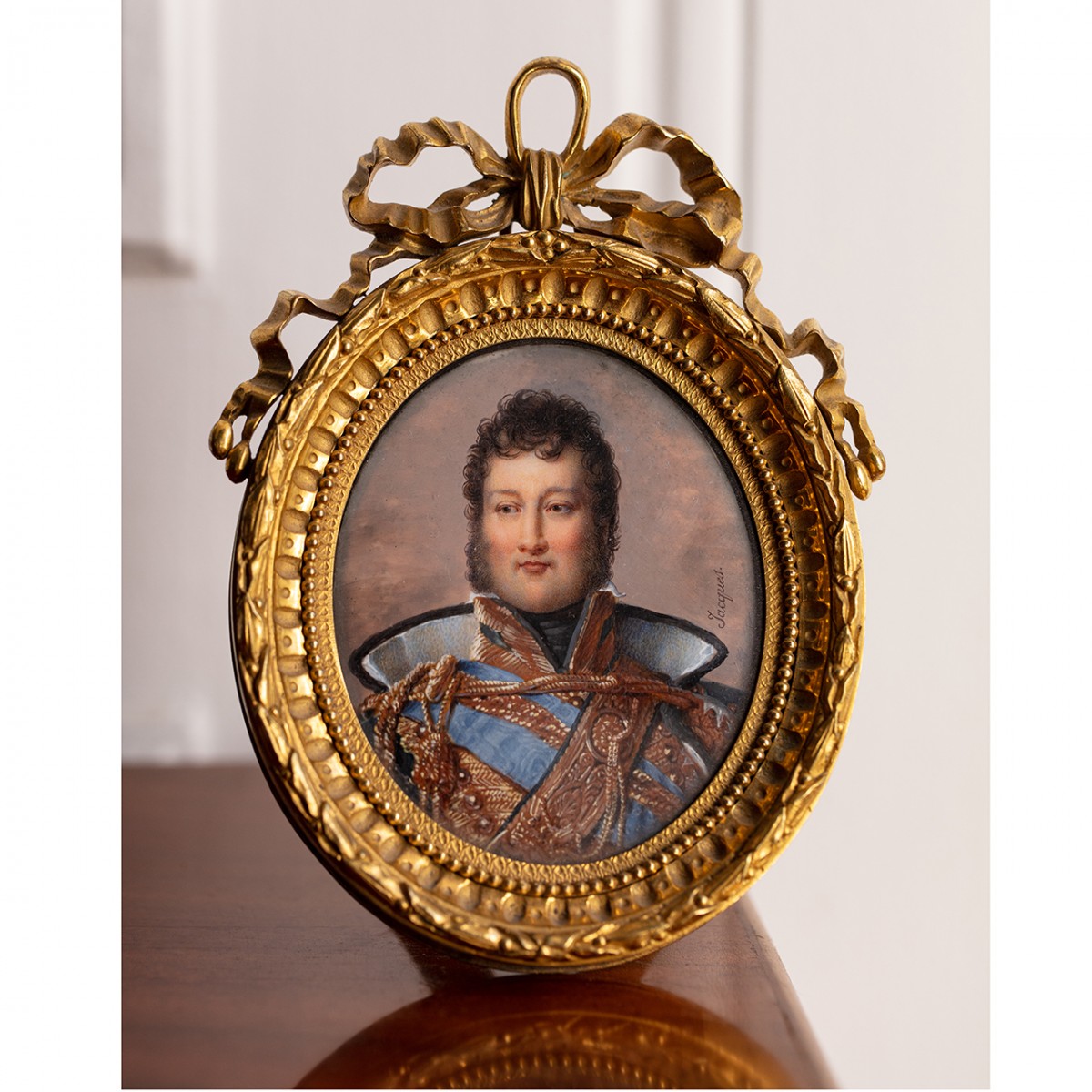 Miniature portrait of Louis-Philippe, Duke of Orléans, by Nicolas JACQUES  (1780-1844) - Ref.86417