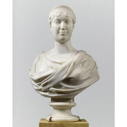19th century - Exceptional Sèvres imperial biscuit bust