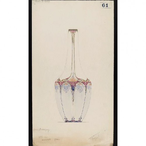 Céramiques, Porcelaines  - Vase art nouveau en porcelaine de sèvres - Marcel-Jean Piquet, 1921