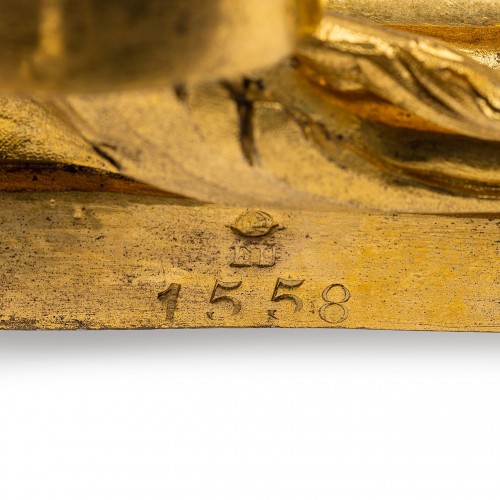 Paire d'appliques royales en bronze doré provenant de château d'Eu - Royal Provenance