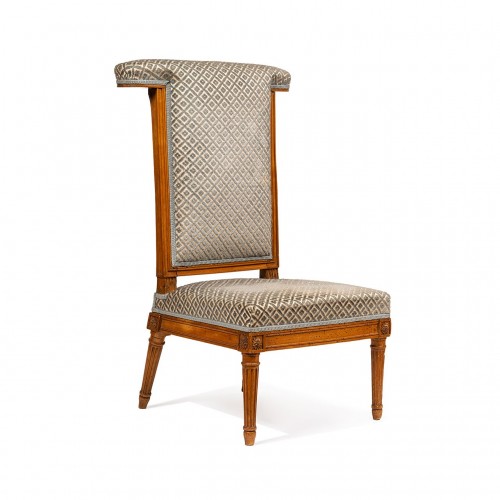 Louis XVI voyeuse chair, delivered in 1789 to Madame Elisabeth at Montreuil