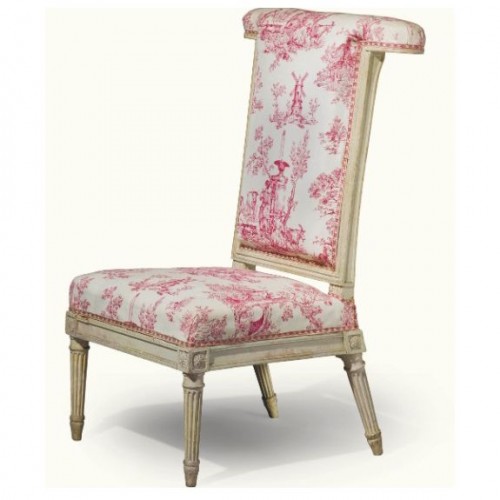 Louis XVI voyeuse chair, delivered in 1789 to Madame Elisabeth at Montreuil - 