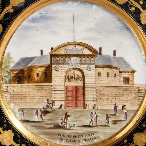 Darte Frères - Assiette à décor topographique, époque Consulat, Empire - Schoppmann Art and Antiques