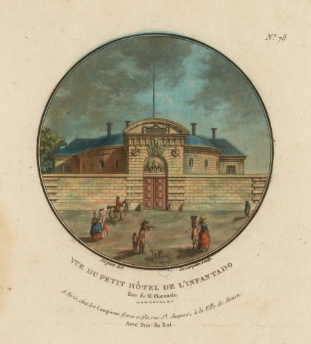 Darte Frères - Assiette à décor topographique, époque Consulat, Empire - Empire